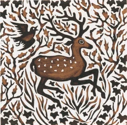 Cervo nel bosco